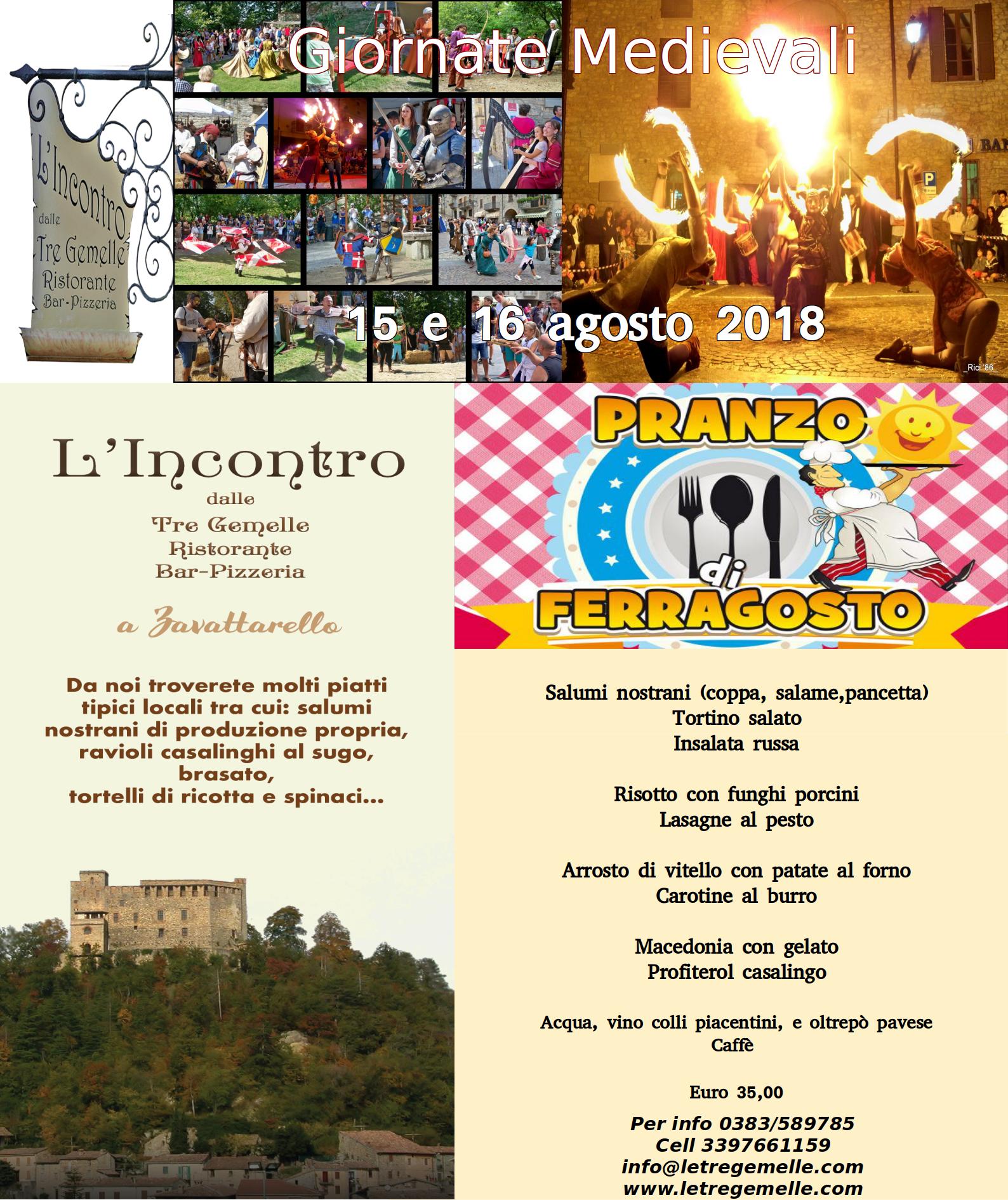 Giornate Medievali - Pranzo di Ferragosto