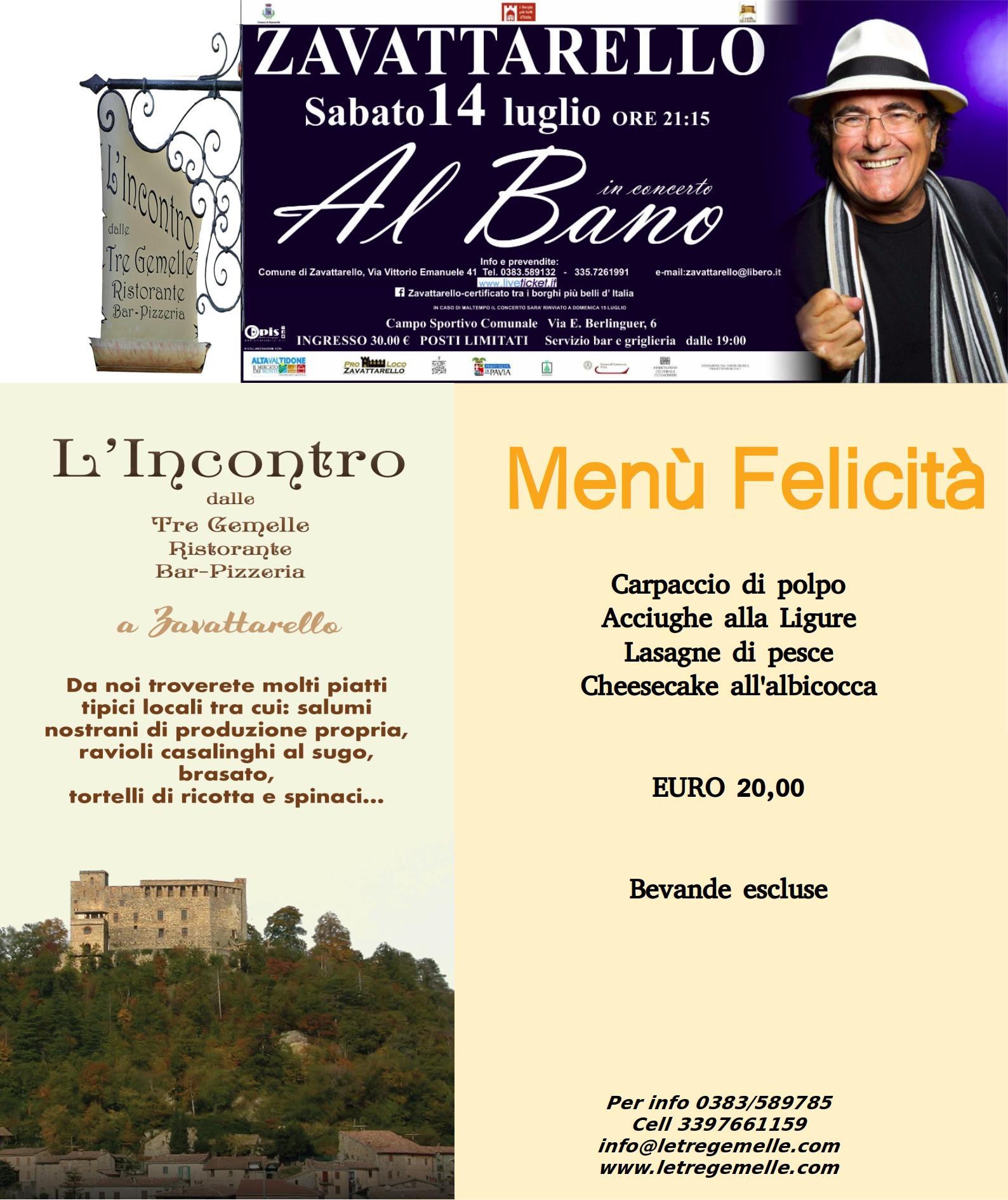 Al Bano - Menù Felicità