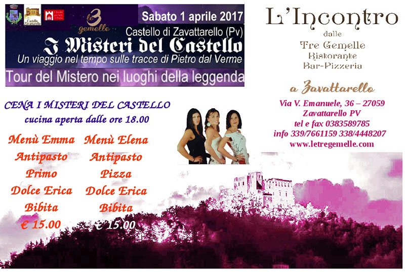 Menù 1 Aprile 2017