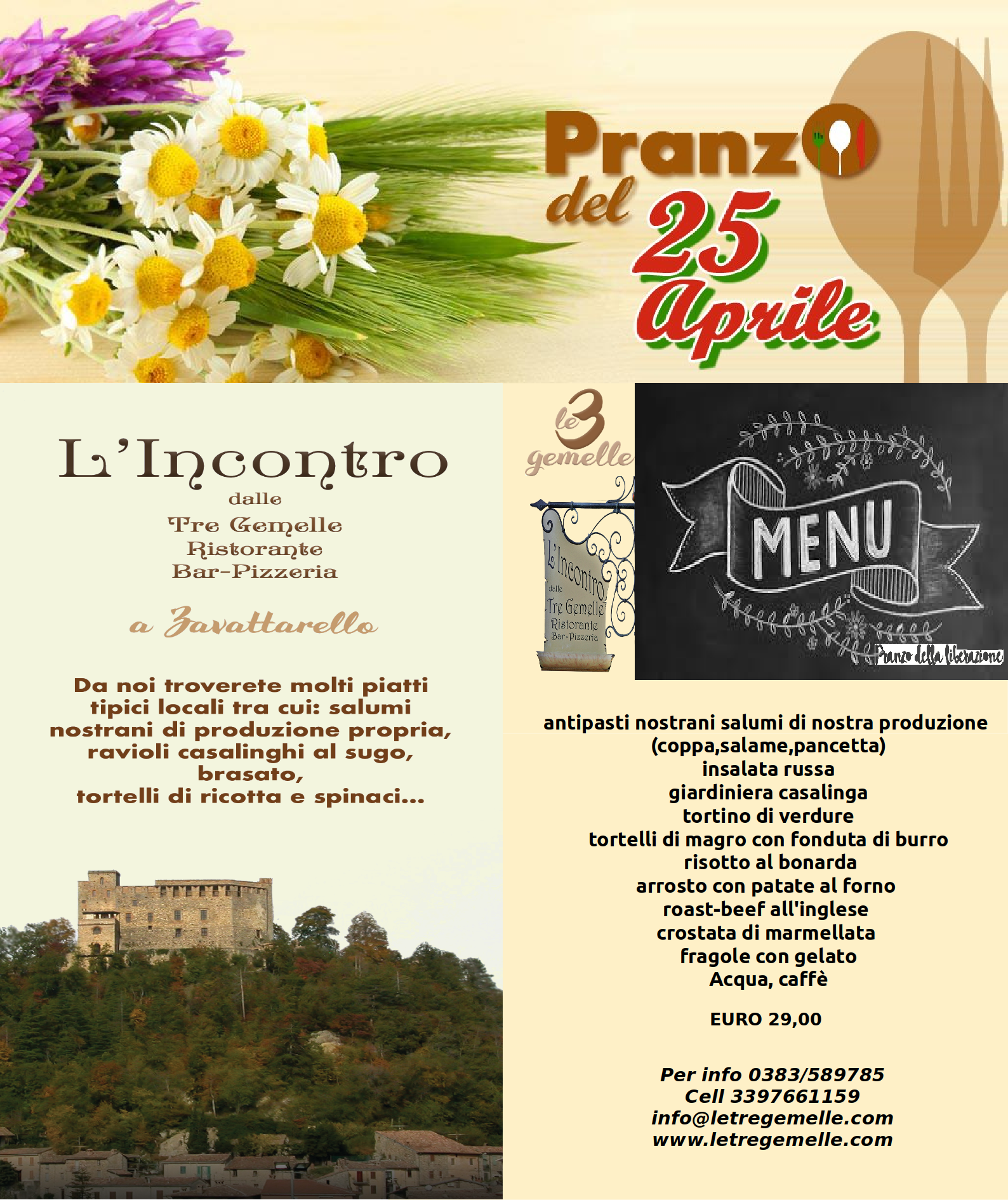 Pranzo del 25 Aprile