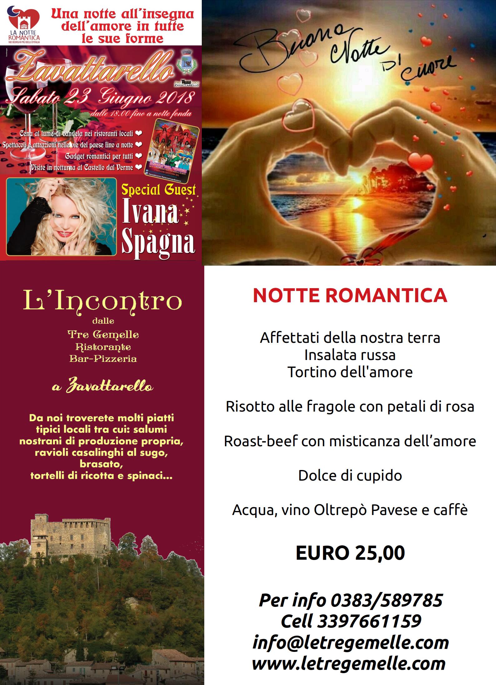 Notte Romantia a Zavattarello